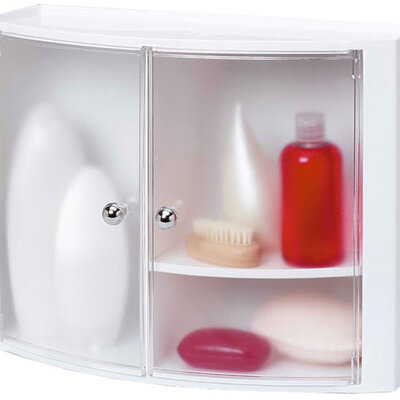 Višenamenski zidni ormarić za kupatilo 084N providna vrata 2408416N