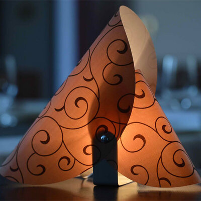 Dekorativna lampa sa 2 abažura Liana E14