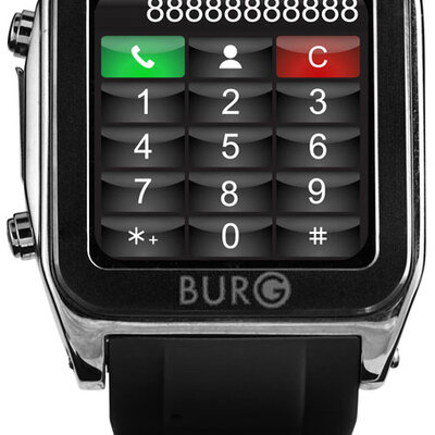 Pametni Sat Mobilni Telefon Burg Hong Kong 15 Black