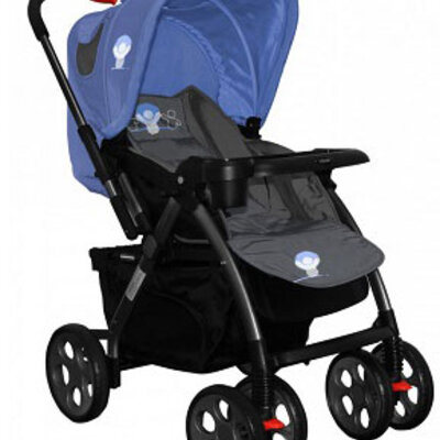 Bertoni Kolica City Grey Blue Babies 10020011233
