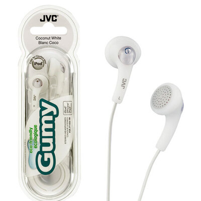 JVC Gumy slušalice, odgovarajuće za iPod i iPhone HA-F150 bele