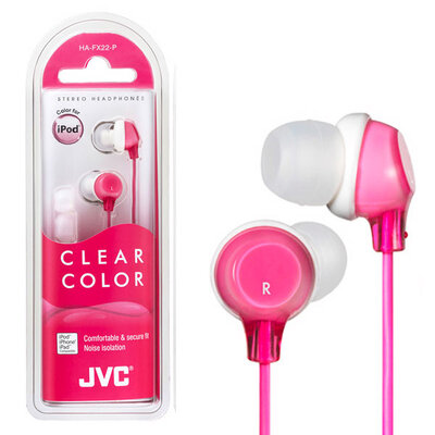JVC stereo slušalice HA-FX22 roze