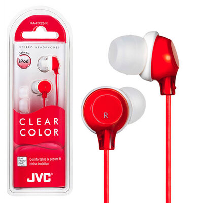 JVC stereo slušalice HA-FX22 crvene