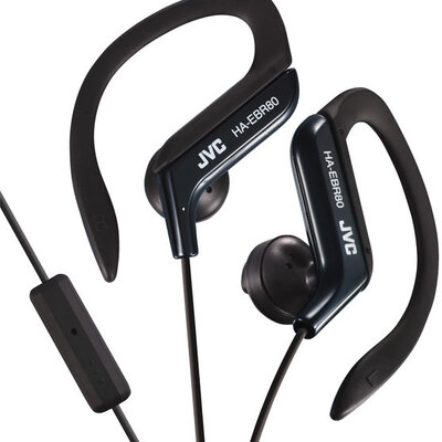JVC Ear Clip slušalice sa mikrofonom i daljinskim HA-EBR80 crne