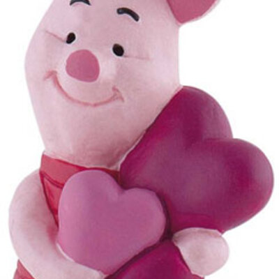 Bullyland Disney Figurica Vini Pu i Družina - Praslin sa srcem