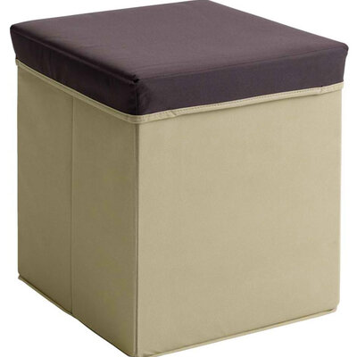 Tabure Block sa prostorom za odlaganje braon/krem