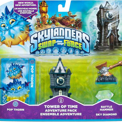 Skylanders SWAP Force Adventure Pack Pop Thorn, Tower of time, Sky Diamond, BattleHammer 84856EU
