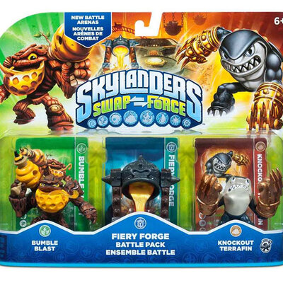 Skylanders Swap Force Battle Pack Bumble Blast, Terrafin, Fiery Forge 84756EU