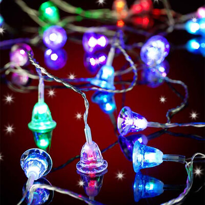 Svetleće lampice u obliku zvončića sa 20 LED sijalica