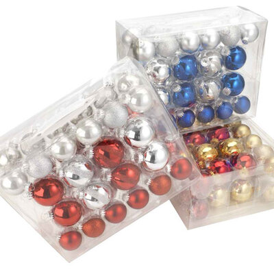 Novogodišnji ukrasi - kugle 40 kom/p