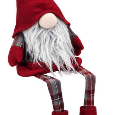 Novogodišnji ukras Deda Mraz Cozy figura V49cm