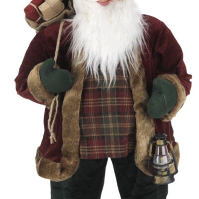 Novogodišnji ukras Deda Mraz Mirth sa poklonima V80cm