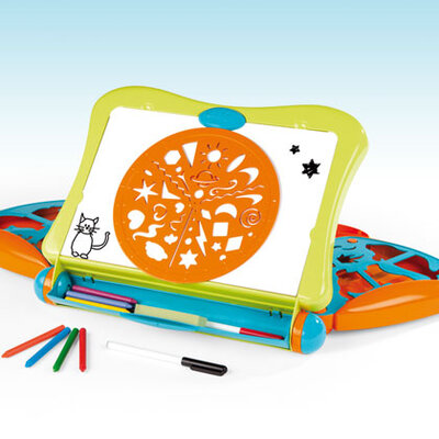 Smoby Dečja portabl tabla piši - briši sa dodacima SM028063