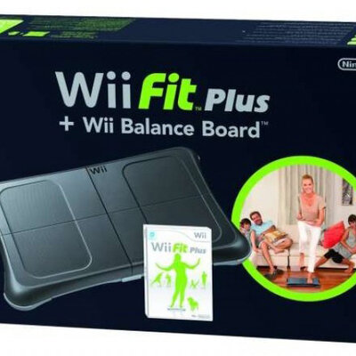 Nintendo Wii Fit Plus + Wii Balance Board Black