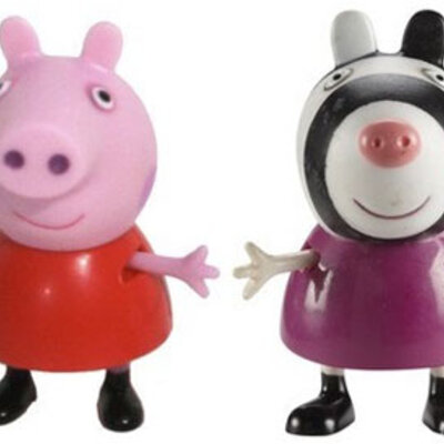 ToyOptions Pepa Prase i Zoi Zebra Figurice TO4430