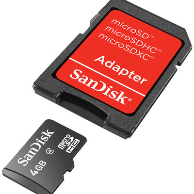 Memorijska kartica SanDisk SD 4GB Micro sa adapterom Mobile 66870