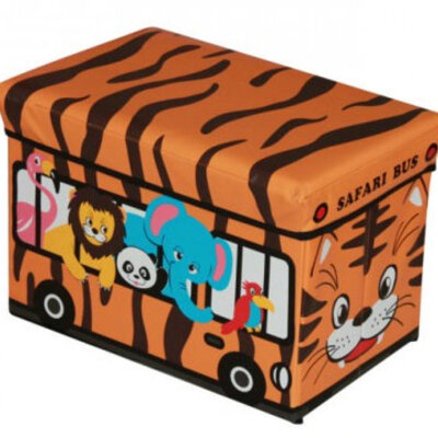 Kutija za igračke - tabure Kids 32-900000 Safari Bus