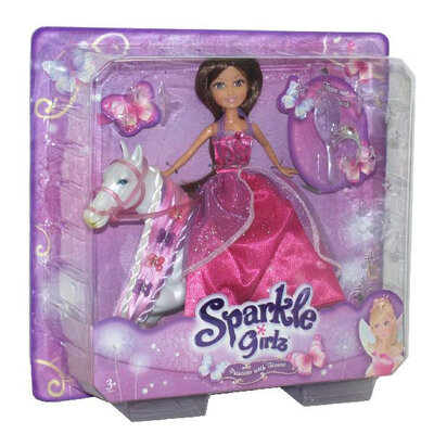 Lutka Sparkle girlz Ružičasta princeza 44-338