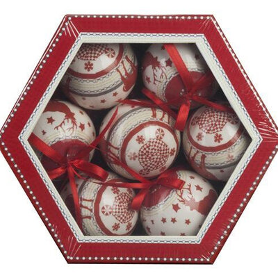 Novogodišnji ukrasi kugle 1/14 60 mm 0181002