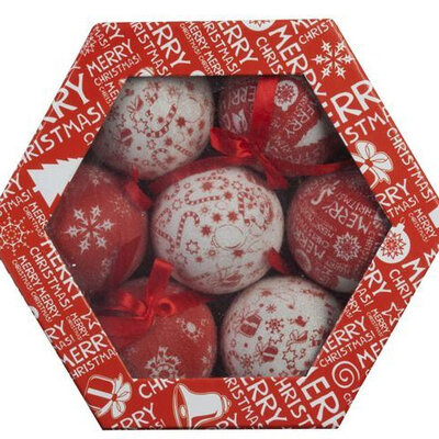 Novogodišnji ukrasi kugle 1/14 60 mm 0181000