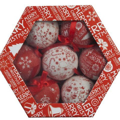 Novogodišnji ukrasi kugle 1/7 75 mm D1 0181001