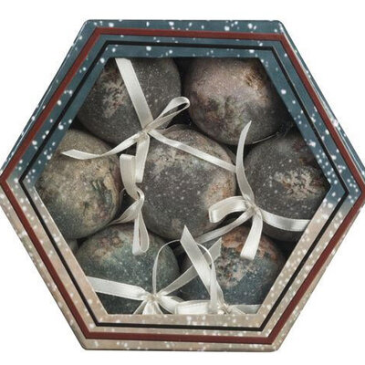 Novogodišnji ukrasi kugle 1/7 75 mm D4 0181007