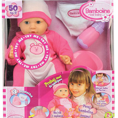 Lutka Beba Bambolina Amore koja priča srpski D325