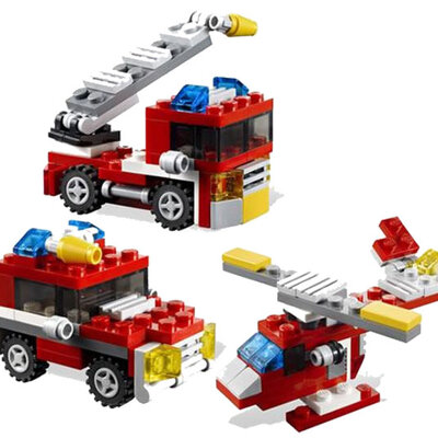 LEGO® Creator kocke mini vatrogasni kamion 3u1 LE6911