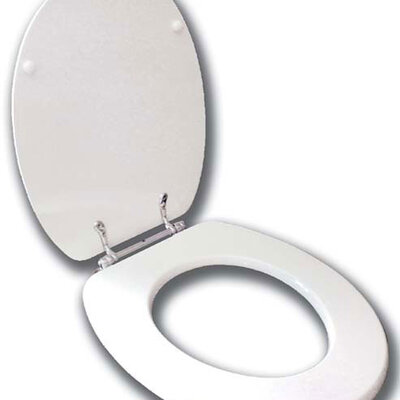 Daska za toalet od medijapana bela