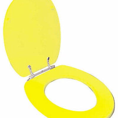 Daska za toalet od medijapana žuta