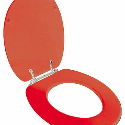 Daska za toalet od medijapana crvena