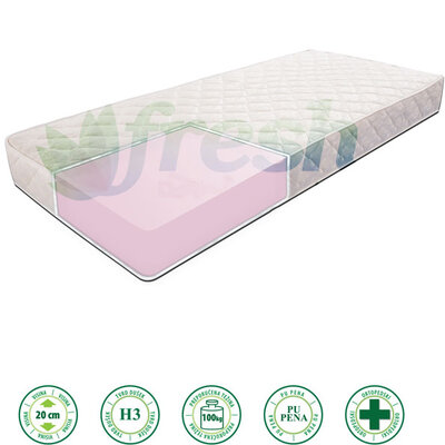 Dušek sa jezgrom od pene Classic 200x80x20