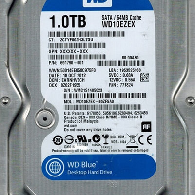 Western Digital Hard Disk Za Desktop Računare 1TB Blue WD10EZEX