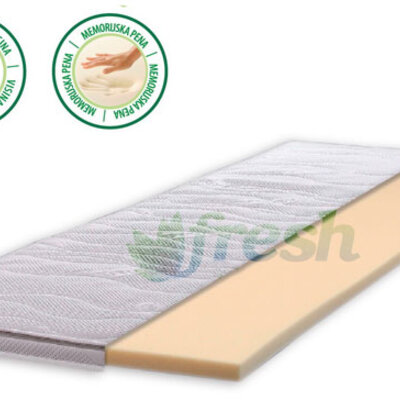 Naddušek Memory od memorijske pene 190x140x4