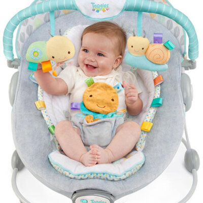 Taggies Ležaljka - baunser sa vibracijom Leafscape SKU60023