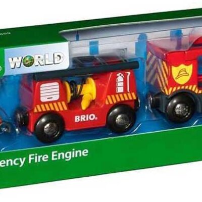 BRIO Igračka Vatrogasci - Vatrogasni kamion i vatrogasac 33811