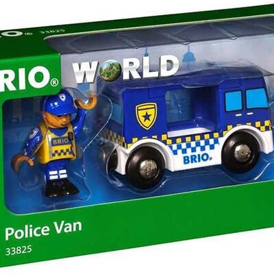 BRIO Igračka Policija - Policajac i kombi 33825