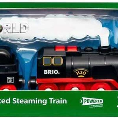 BRIO Igračka Voz na baterije sa parnom lokomotivom koja ispušta paru 33884