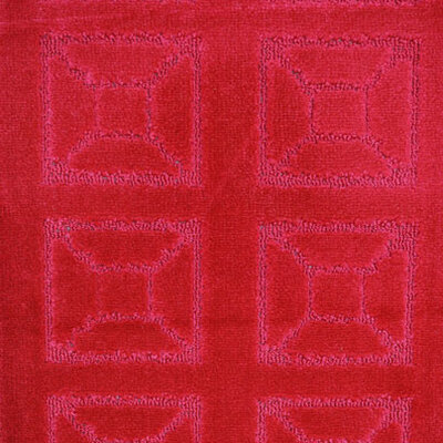 Set kupatilskih prostirki Vonaldi Standard 2 dela crvena 50x80