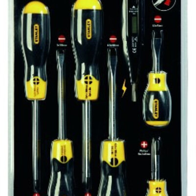 Stanley garnitura šrafcigera set 6 komada + glinerica 0-65-009