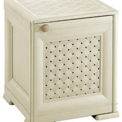 PVC Noćni Ormarić Colonnina Sa Reljefnim Vratima Bež 8085563210