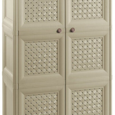 PVC Dvokrilni Orman Armadio R Sivi 8085552908