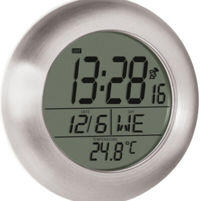Digitalni zidni sat sa termometrom DCF17B