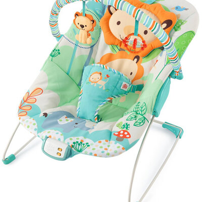 Bright Starts Ležaljka za bebu sa vibracijom Razigrani drugari