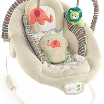 Comfort n Harmony by Bright Starts Ležaljka za bebu sa melodijama i vibracijom Cozy Kingdom