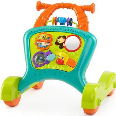 Bright Starts Dečja aktiviti guralica za prohodavanje zelena