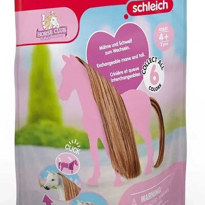 Schleich® Horse Club figure - Konji za ulepšavanje - Čokoladno smeđa griva i rep za konja 42651