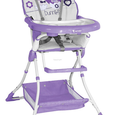 Bertoni Visoka stolica za bebe Bravo Violet Bunnies 10100061405