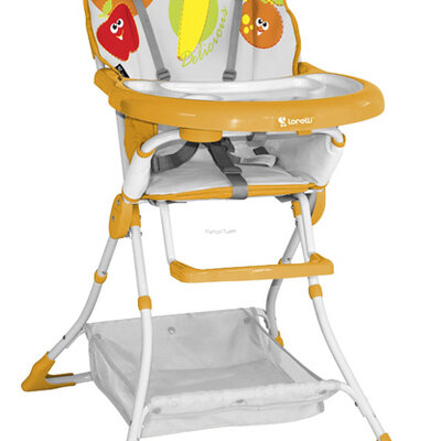Bertoni Visoka stolica za bebe Bravo Orange Fruits 10100061404