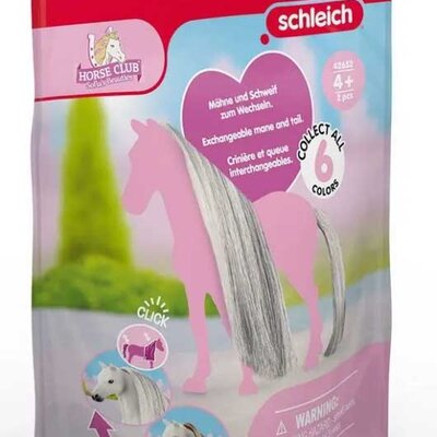 Schleich® Horse Club figure - Konji za ulepšavanje - Srebrno siva griva i rep za konja 42652